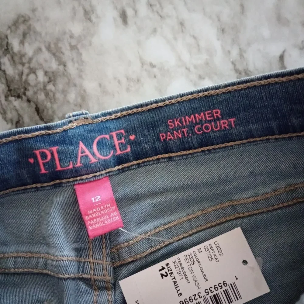 2 Childrens Place Skimmer Shorts Court Size 12